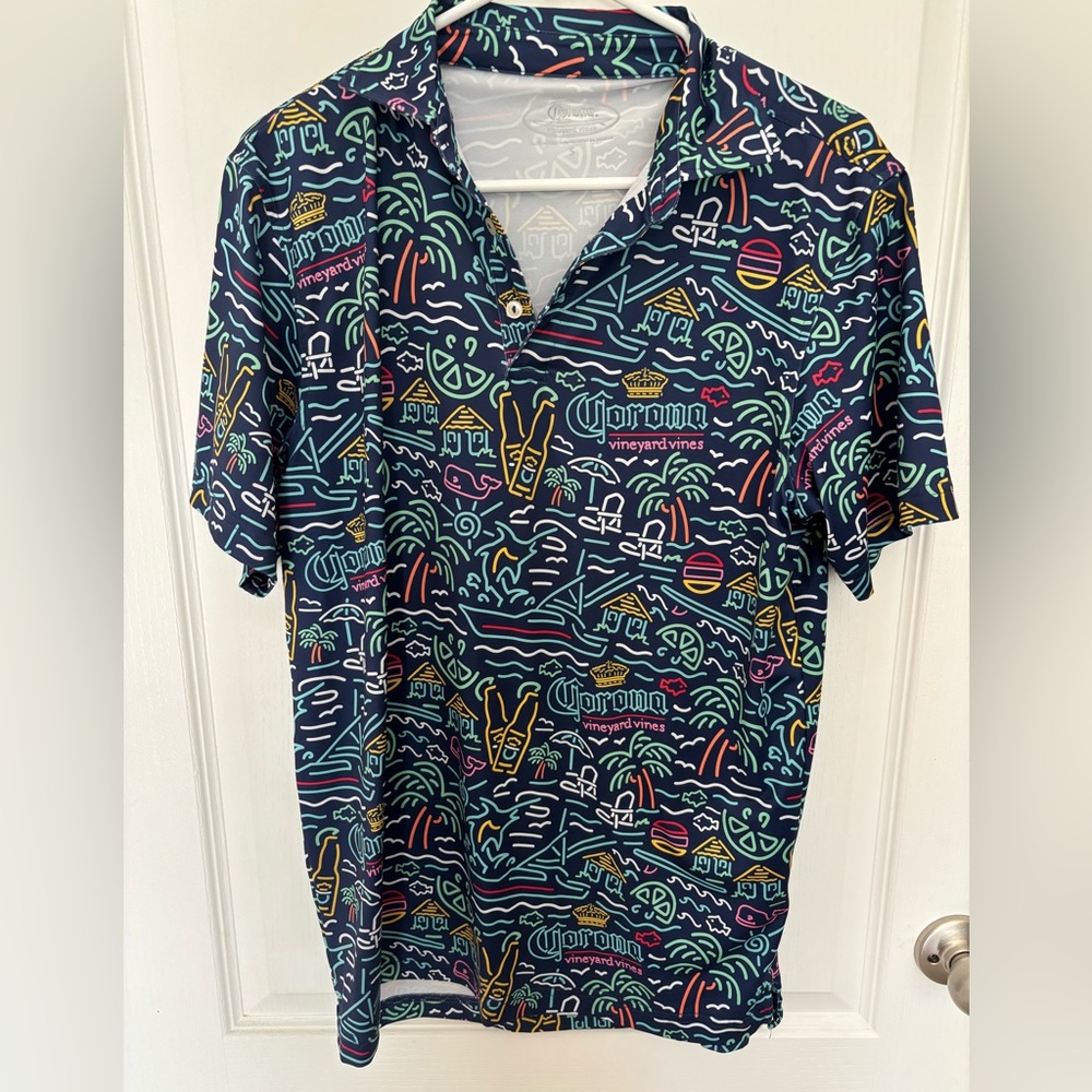 Vineyard Vines Men's Multicolor Graphic Shirt